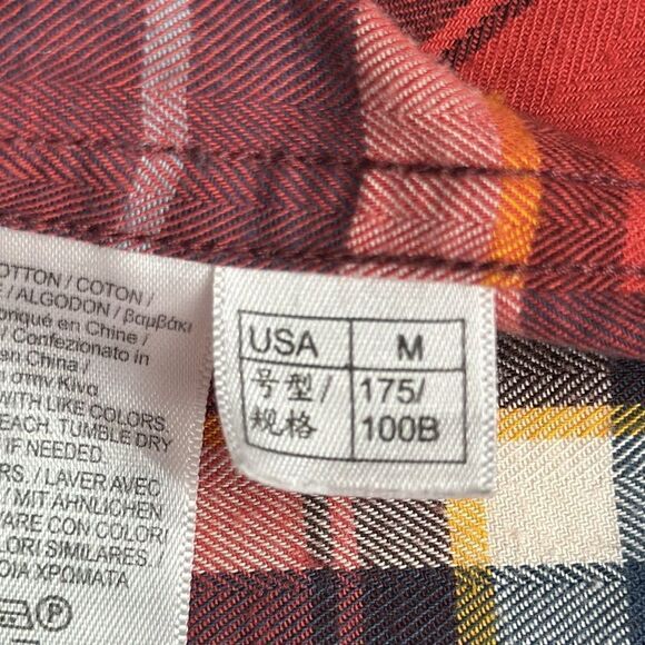 Brooks Brothers Red Fleece Hooded
Button Down Shirt Cotton Flannel Red Plaid M - Picture 13 of 13